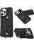 iPhone14 Pro Max Case Kickstand Card Tutucu Tpu+Deri Telefon Kapağı Black (Yurt Dışından) 1