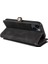 iPhone15 Plus Önce Çizgi Anti-Cratch Telefon Kapağı Fermuarı Cep Cüzdanı Rfıd Engelleme Stand Deri Kılıf Strap-Black (Yurt Dışından) 3