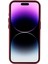iPhone14 Pro Max Magnetic Telefon Kılıfı Pu Deri Kaplamalı Pc+Tpu Damla Koruma Kapak-Kırmızı (Yurt Dışından) 5
