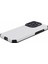 iPhone13 Pro Max Case Pu Deri+Tpu Timsah Doku Telefon Kapak-Beyaz (Yurt Dışından) 4