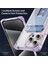 iPhone12 Pro Max Clear Case Telefon Kapak Kartı Slot-Tesparent Mor Için Ysm Takviyeli Köşeler Serisi (Yurt Dışından) 5