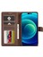 iPhone15 Pro Max Cüzdan Kılıf Buzağı Dokusu Katlanabilir Stand Pu Deri Flip Kapak Kılıfı (Yurt Dışından) 2