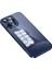 iPhone15 Pro Max Kazşeme Geçirmez Elektrokaplatma Düz Kenar Net Telefon Kılıfı Tpu Cover-Dark Mavi (Yurt Dışından) 1