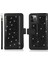 iPhone12/12 Pro Kılıf Glitter Powder Fermuar Cep 9 Kart Tutucu Deri Kapak Black (Yurt Dışından) 1