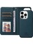 iPhone14 Pro Case Söndürülebilir 2-1 Arada Pu Deri Folio Flip Shell-Blue Için (Yurt Dışından) 2