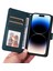 iPhone14 Pro Case Söndürülebilir 2-1 Arada Pu Deri Folio Flip Shell-Blue Için (Yurt Dışından) 5