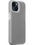 iPhone15 Plus Dayanıklı Mikrofiber Astar Telefon Kılıfı Sıvı Silikon+Pc Geri Kapak Grey (Yurt Dışından) 1
