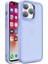 iPhone15 Pro Max Shockproof Tpu+Pc+Metal Telefon Kapağı Kıvrık Önleme Kılpma Anti Cilt Touch Telefon Kılıfı Kabuk Lavanta (Yurt Dışından) 1
