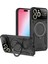 iPhone15 Pro Pc+Tpu Telefon Kapağı Için Ring Kickstand Manyetik Kılıf Magsafe-Black ile Uyumlu (Yurt Dışından) 1