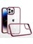 iPhone14 Pro Max Için Ince Telefon Kılıfı Alüminyum Alaşımlı Kamera Objektifi ile Tpu+Pc Kapak Çerçeve Koriyer Mor (Yurt Dışından) 1