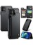 iPhone12/12 Pro Case Rfıd Için 4 Kart Yuvası Black ile Telefon Kapağı (Yurt Dışından) 1