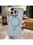Magsafe Drop Koruyucu Tpu+Akrilik Cilt Touch Cover-Blue ile Uyumlu iPhone15 Pro Için Manyetik Mat Telefon Kılıfı (Yurt Dışından) 1