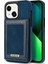 Kart Tutucu Rfıd Engelleme Kılıfı iPhone15 Plus Pu Deri Kaplamalı Tpu Kickstand Telefon Kapak Mavisi (Yurt Dışından) 1