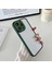 iPhone15 Pro Case Tpu+Pc Slim Cover Cep Telefonu Koruyucu Case-Dark Yeşil (Yurt Dışından) 4