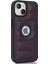 iPhone15 Plus Case Logo Pencere Pu Deri+Tpu Telefon Kapak-Dark Mor (Yurt Dışından) 2