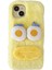 iPhone15 Plus Case Cote Cartoon Sosis Şeklinde Dudak Peluş+Tpu Anti-Fall Telefon Kapağına Sarı (Yurt Dışından) 1