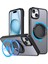iPhone15 Plus Manyetik Kılıf Yüzüğü Kickstand Pc+Tpu Cover-Black Için (Yurt Dışından) 1