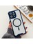 iPhone15 Pro Max Manyetik Kılıf Tpu+Akrilik Arka Kabuk Magsafe-Dark Blue ile Uyumlu Rmd Serisi (Yurt Dışından) 1