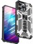 iPhone15 Pro Telefon Kılıfı Için Yumuşak Tpu+Sert Pc Araba Montajı Metal Sac Silver ile Gizli Kickstand Kapak (Yurt Dışından) 1