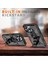 iPhone15 Pro Telefon Kılıfı Için Yumuşak Tpu+Sert Pc Araba Montajı Metal Sac Silver ile Gizli Kickstand Kapak (Yurt Dışından) 3