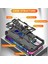 iPhone15 Pro Telefon Kılıfı Için Yumuşak Tpu+Sert Pc Araba Montajı Metal Sac Silver ile Gizli Kickstand Kapak (Yurt Dışından) 5