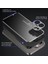 iPhone15 Pro Alüminyum Alaşım+Tpu Mat Mat Anti-Çizelge Kılıfı Akıllı Telefon Geri Kapak Silver (Yurt Dışından) 3