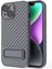 iPhone15 Plus Cilt Touch Cep Telefonu Kapağı Kickstand-Grey ile Yumuşak Tpu Kılıfı (Yurt Dışından) 4