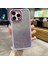 iPhone15 Pro Max Gradyan Gradient Glitter Koruyucu Telefon Kılıfı Sabit Akrilik Yumuşak Tpu Çizgiye Karşı Kıta Anti-Light Mor (Yurt Dışından) 1