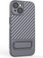 iPhone15 Plus Cilt Touch Cep Telefonu Kapağı Kickstand-Grey ile Yumuşak Tpu Kılıfı (Yurt Dışından) 5