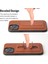 iPhone15 Pro Kickstand Kapak Kartı Tutucu Pu Deri Kaplı Telefon Kapak Kahverengi (Yurt Dışından) 5