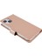iPhone15 Pu Deri Kılıf Için Cüzdan Metal Manyetik Toka Telefon Kapak Golü (Yurt Dışından) 5
