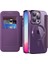 iPhone15 Pro Max Kart Tutucu Için Telefon Kılıfı Rfıd Engelleme Elektrapılaşma Deri Kapağı Magsafe-Pink ile Uyumlu (Yurt Dışından) 2