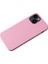 iPhone15 Mat Dokulu Tpu Kabuk Şok Geçirmez Koruma Cep Telefonu Vaka-Pembe (Yurt Dışından) 1