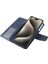 iPhone15 Pro Pu Deri+Tpu Cüzdan Stand Kapağı Çıkarılabilir Manyetik Telefon Kılıf Mavisi (Yurt Dışından) 4