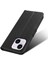 iPhone15 Plus Case Stand Standı Elmas Doku Anti-Çizelge Telefon Kapağı Deri Kabuk Black (Yurt Dışından) 5