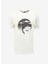 Bisiklet Yaka Baskılı Kırık Beyaz Erkek T-Shirt J4SM-TST7235 1