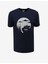 Bisiklet Yaka Baskılı Lacivert Erkek T-Shirt J4SM-TST7235 1