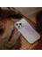 iPhone 14 Pro Max Uyumlu Kılıf Parlayan Arka Yüzey Coehl Linear Kapak Mor 3