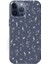 iPhone 15 Pro Max Uyumlu Kılıf Mini Çayır Çiçekleri Desenli Coehl Prairie Kapak Lacivert 1