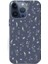 iPhone 15 Pro Uyumlu Kılıf Mini Çayır Çiçekleri Desenli Coehl Prairie Kapak Lacivert 1