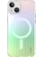 iPhone 15 Uyumlu Kılıf Magsafe Şarj Özellikli Parlayan Arka Yüzey Coehl Linear Kapak Yeşil 1