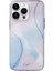 iPhone 14 Pro Max Uyumlu Kılıf Dalgalı Çizgi Desenli Coehl Palette Kapak Mavi 1