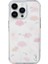 iPhone 14 Pro Uyumlu Kılıf Çayır Çiçeği Desenli Coehl Meadow Kapak Pembe 1