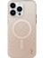 iPhone 14 Pro Uyumlu Kılıf Magsafe Şarj Özellikli Simli Arka Yüzey Coehl Lumino Kapak Gold 1