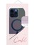 iPhone 15 Pro Uyumlu Kılıf Magsafe Şarj Özellikli Mistik Mor Renkli Coehl Dazze Kapak Mavi 3