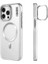 iPhone 15 Pro Uyumlu Kılıf Magsafe Şarj Özellikli Youngkit Crystal Grid Gümüş 2