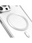 iPhone 15 Pro Uyumlu Kılıf Magsafe Şarj Özellikli Youngkit Crystal Grid Gümüş 3
