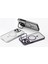 iPhone 15 Pro Max Uyumlu Kılıf Magsafe Şarj Özellikli Youngkit Crystal Grid Mavi 3