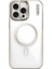 iPhone 14 Pro Max Uyumlu Kılıf Magsafe Şarj Özellikli Youngkit Crystal Grid Gold 1