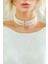 Zirkon Taşlı Inci Choker Inci Choker Kolye Tasma Kolye Kadın Gül Choker Kolye 1